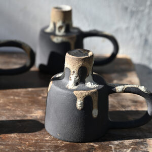 Conical Lava Candle Holder