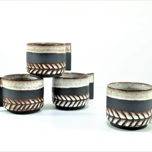 Herringbone pattern Tea Cup (60855)