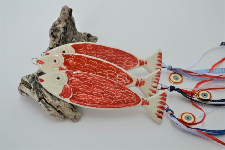 Red Fish ceramic
