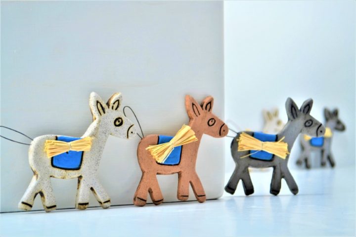 Magnet Donkey ceramic