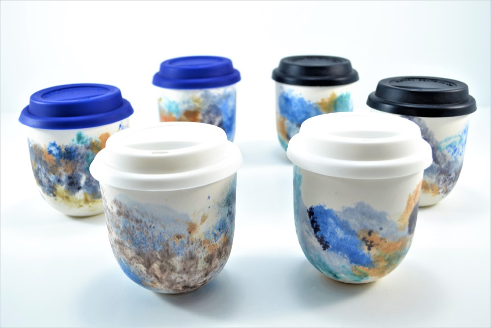 Take Away Mug with Lid ceramic