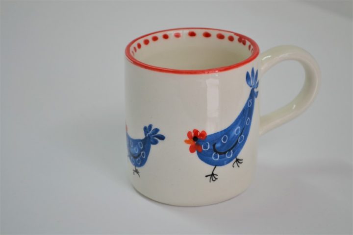 Short Cylinder Cup Hens ceramic