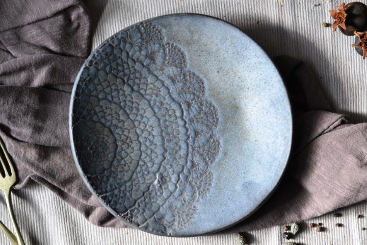 Lace Plate ceramic