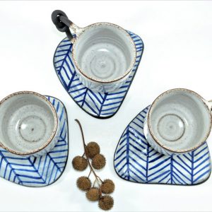 Knot Cup / Fishbone Pattern Saucer 60570-60575