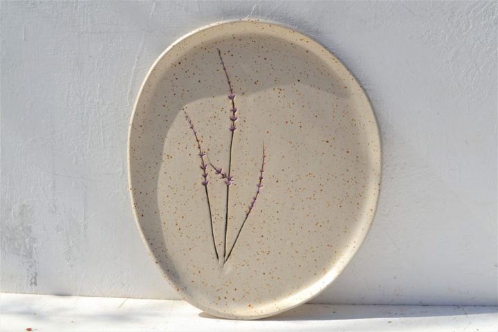 85615 - Lavender Stigmas Plate (Transparent Matte)